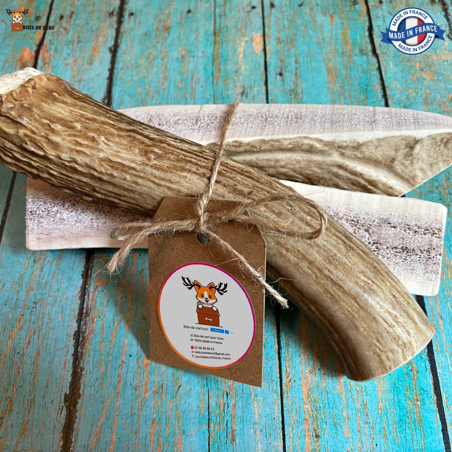 Pack Bois de cerf entier + tranché 🎁 -10%